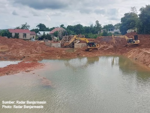 pembangunan embung gunung kupang